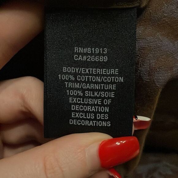 Robert Graham L business casual button down shirt purple stripe - Picture 5 of 8